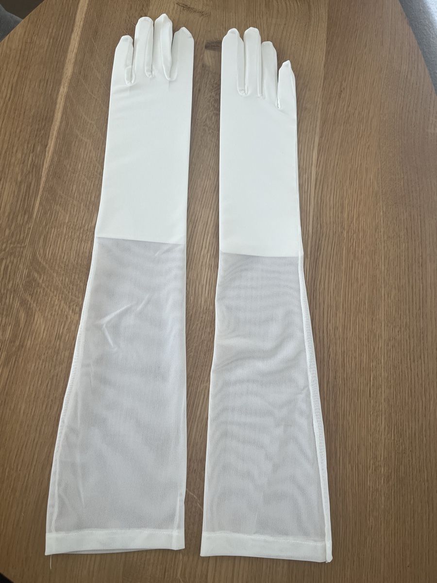 Guanti & manicotti: Lange Hochzeit Handschuhe – Nuovo e nell'imballaggio originale da Zürich venduto da Monikauscimiak 3