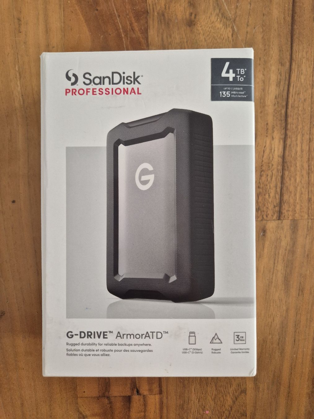 Sandisk Dischi rigidi: Hard Disk esterno 4 Tb "Rugged" – Nuovo (secondo la descrizione) da Minusio venduto da MatRec