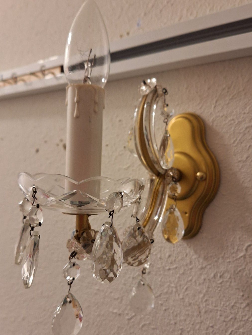 Lampade: kleines Wandlämpchen  , mit Kristallen – Usato da Dornach venduto da majo8689 2
