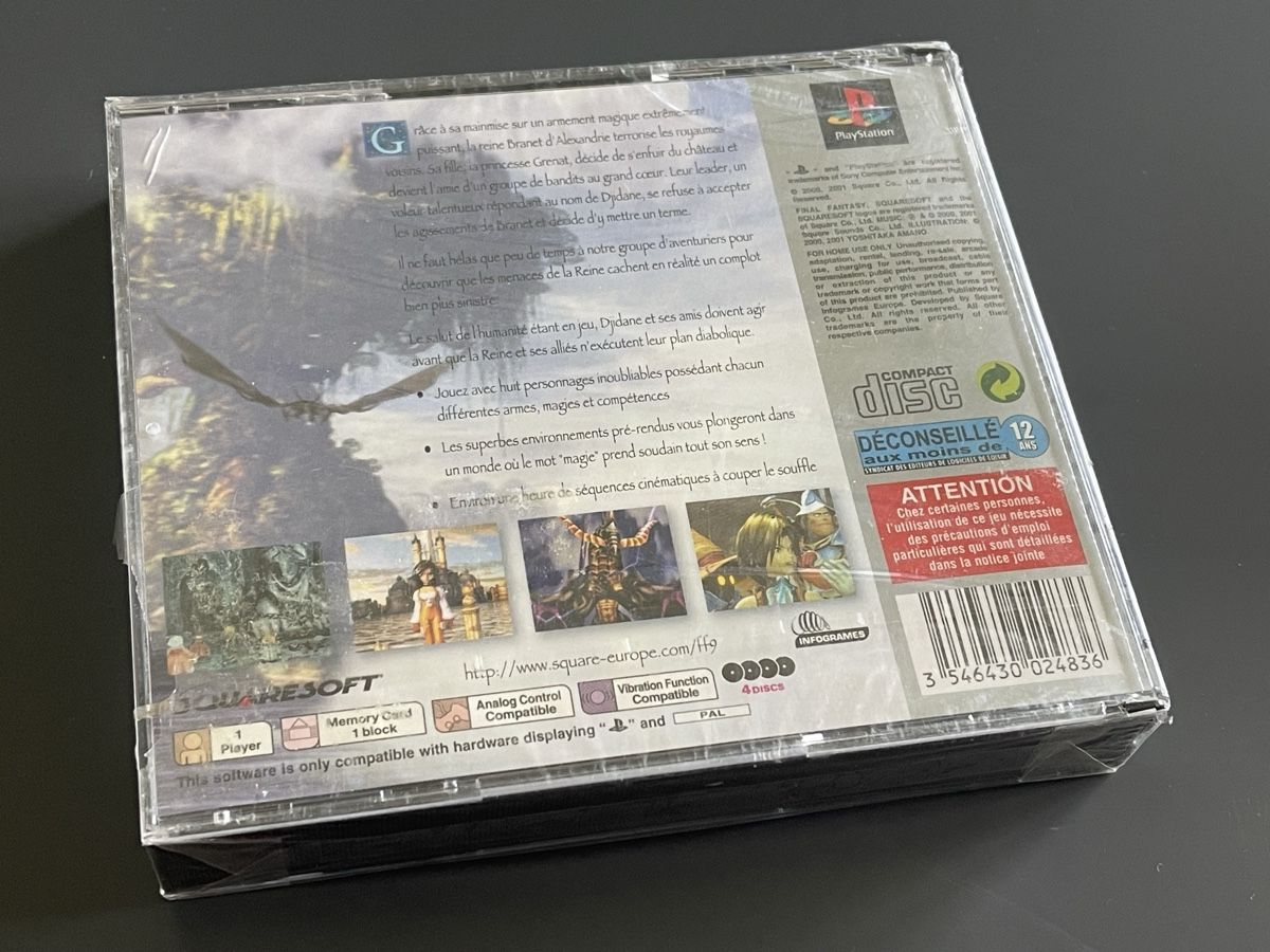 Sony Giochi: Final Fantasy IX - PS1 - Platinum - Neu & Versiegelt! – Nuovo (secondo la descrizione) da Zuerich venduto da Dorsi 1