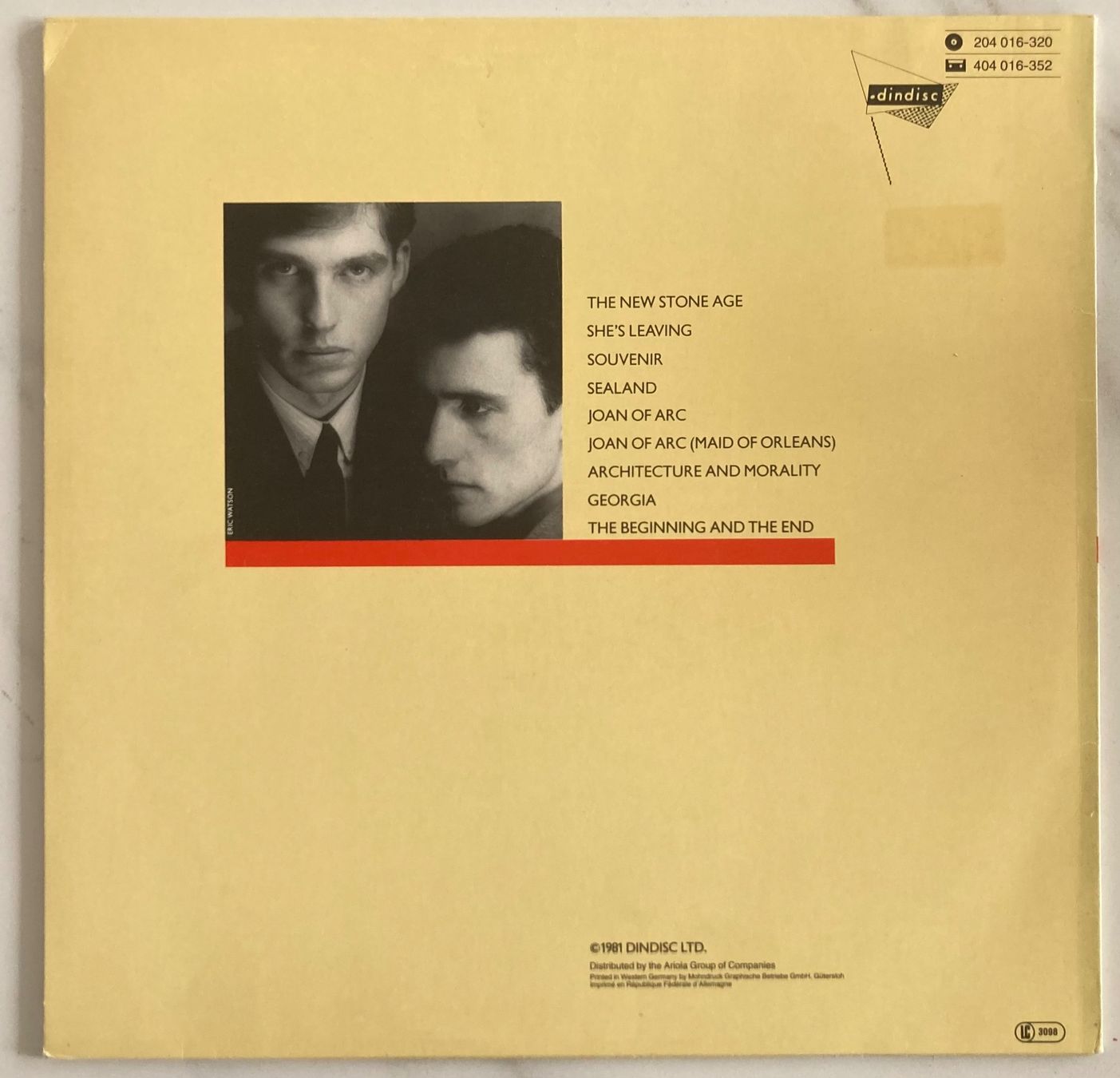 Dischi in vinile: ORCHESTRAL MANOEUVRE IN THE DARK - ARCHITECTURE & MORALITY – Usato da Poliez-Pittet venduto da Newtown-Records 1