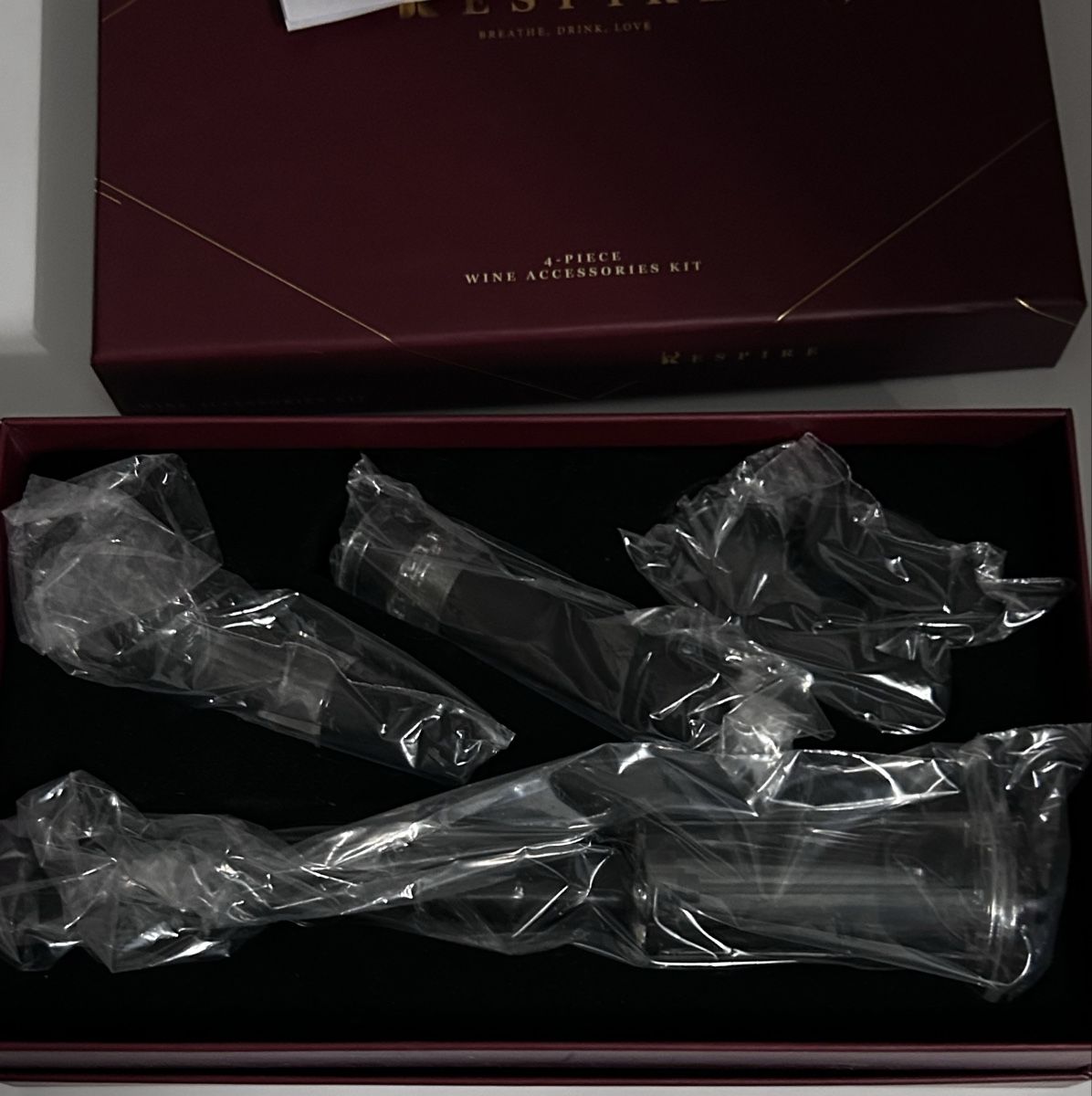 Vino: Edler Wein-Set, 4-teilig, neuwertig – Nuovo e nell'imballaggio originale da Laufen venduto da Jassi.quinn 2