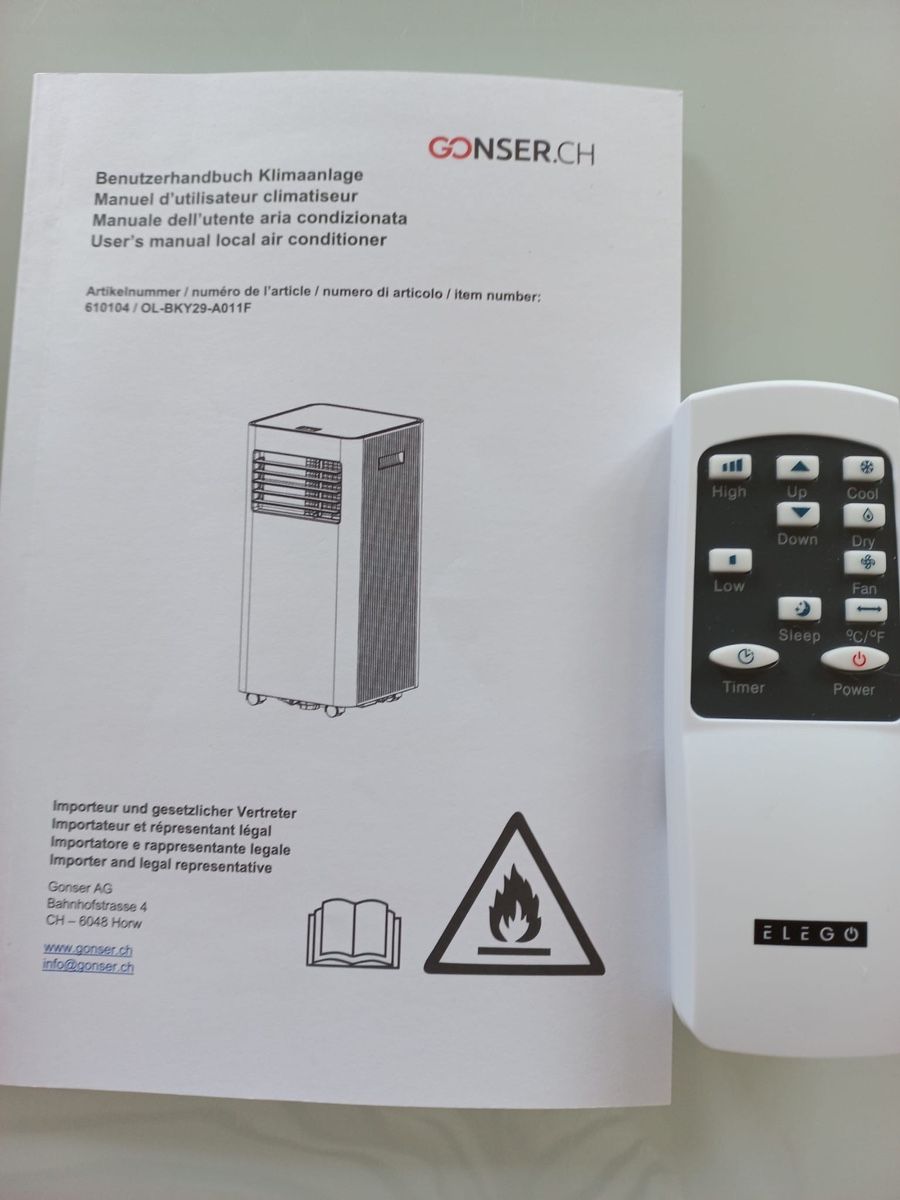 Klimageräte: Klimagerät mobil. Marke Elego – Gebraucht aus Horw von Divon 1