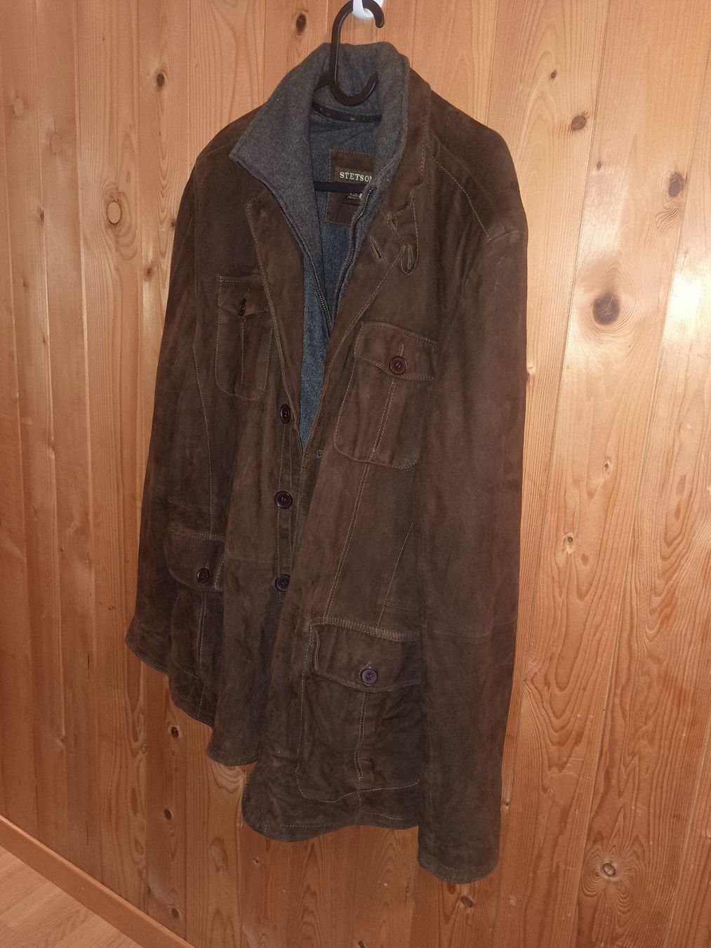 Giacche: Original STETSON Premium Wildlederjacke mit Wollfutter – L – Usato da Wilderswil venduto da and_8gwb 4