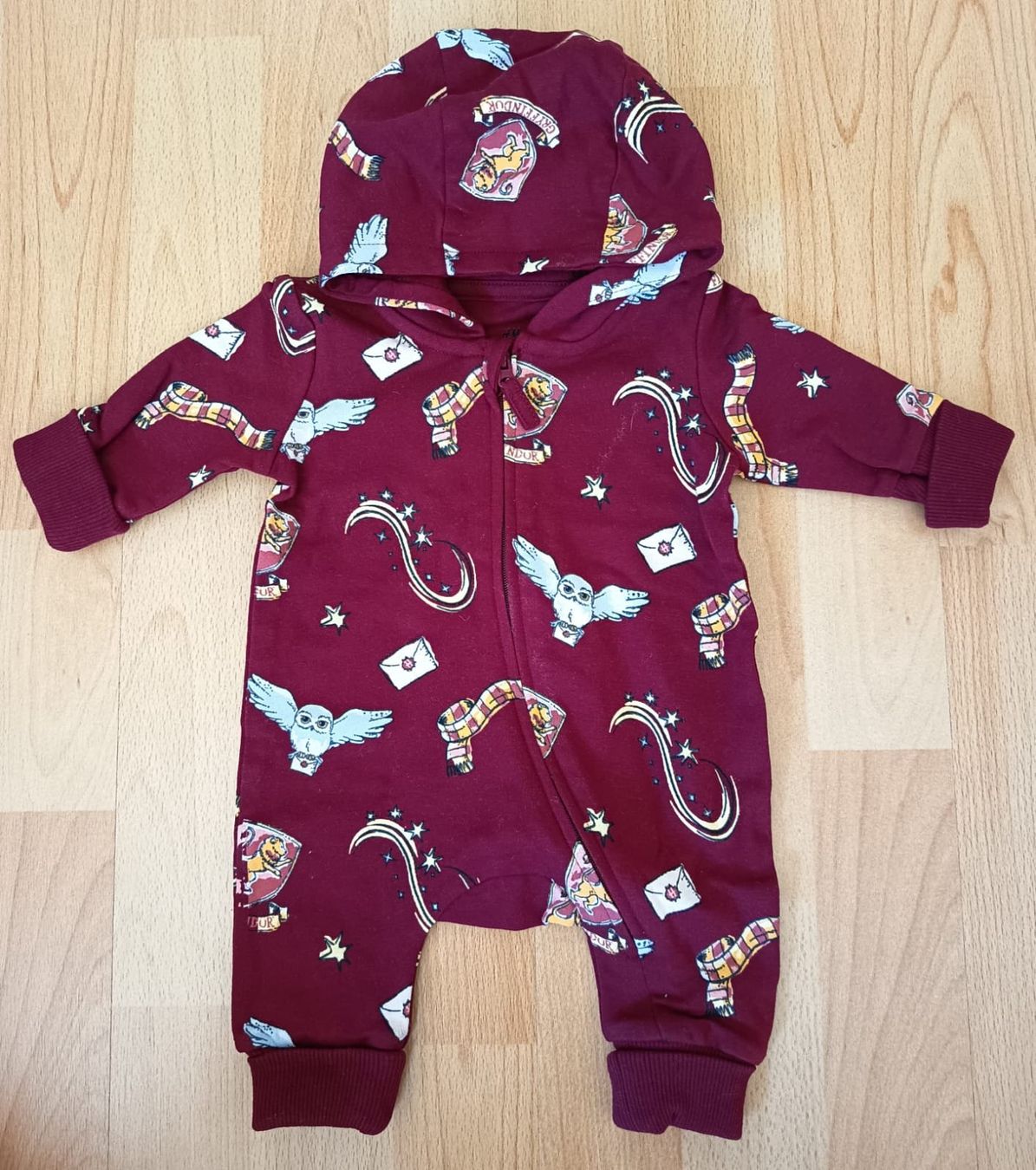 H&M Lotti & Set di vestiti: Harry Potter Strampler/Overall - Gr. 50 - Hedwig - NEUWERTIG – Nuovo (secondo la descrizione) da Mellingen venduto da lor_2twl 6
