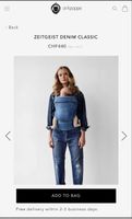 Artipoppe Zeitgeist Denim Classic Babytrage - Wie neu!