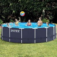 INTEX Spezialpool 366x122cm mit Sandfilterpumpe und Leiter!