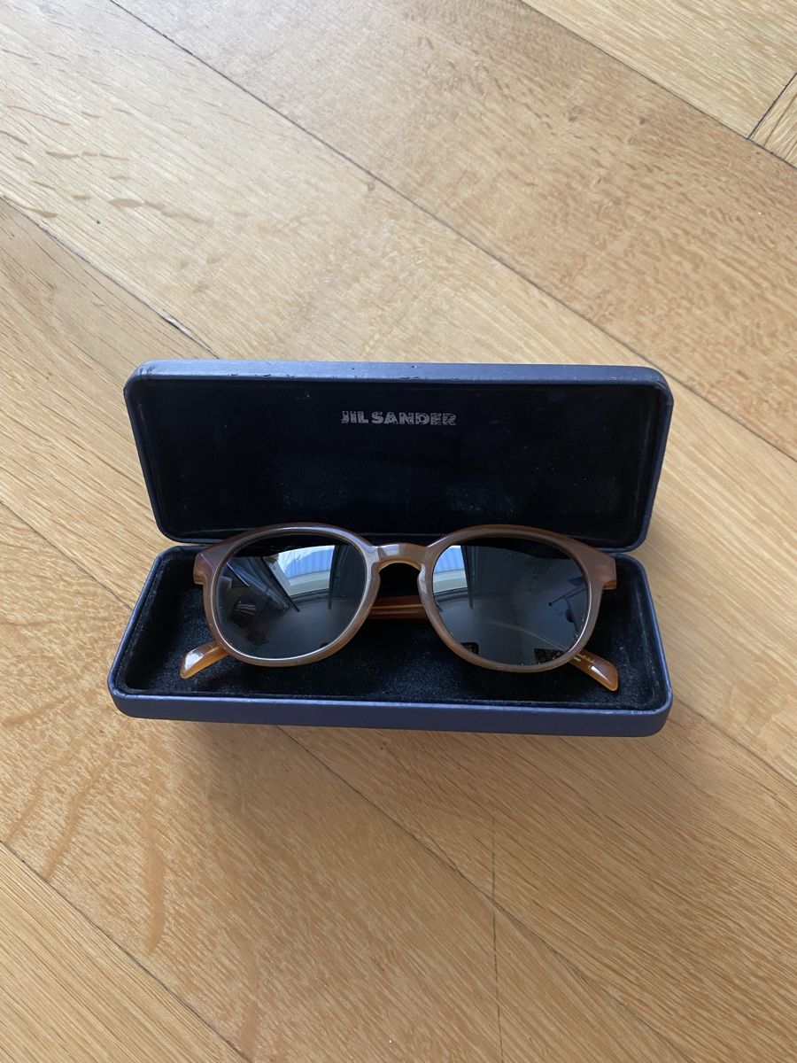 Jil Sander Brillen & Gläser: Sonnenbrille von Jill Sander Honigfarbe – Gebraucht aus Bern von kimnowak