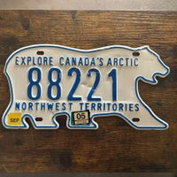 🇨🇦 Autoschild Northwest Territories 88221 - KANADA