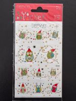 Neu** Sticker Weihnachten Eule
