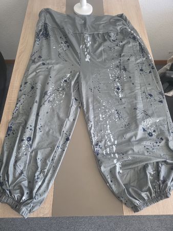 Haremshose Gr 8 xl Olivgrün