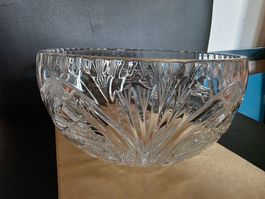 Vintage Kristall Glas Schale Schüssel 19 cm
