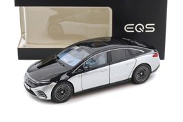 Mercedes EQS V297 Limousine light black/silver 1:18 NZG