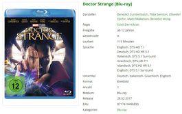 Doctor Strange (Bluray)