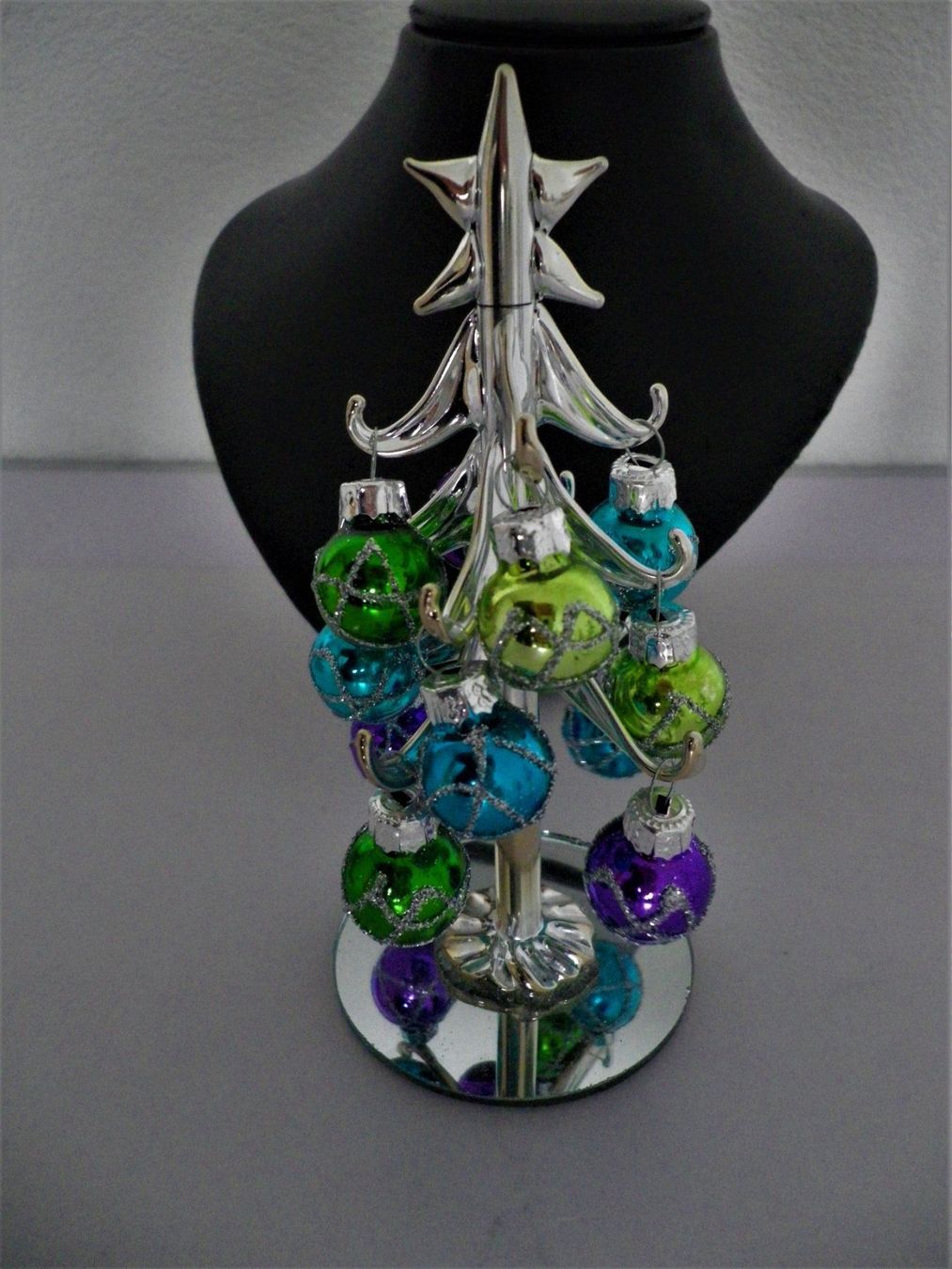 Tutte le decorazioni: Glas-Tannenbaum – Nuovo e nell'imballaggio originale da Reinach BL venduto da Annodomini 4
