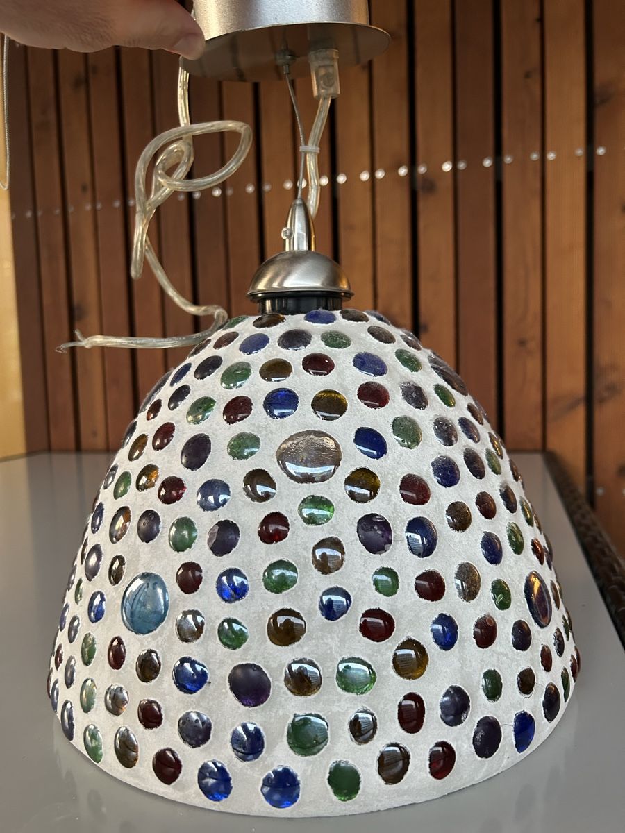 Lampadari & plafoniere: Glass and concrete lamp – Usato da Genève venduto da ric_tkh9