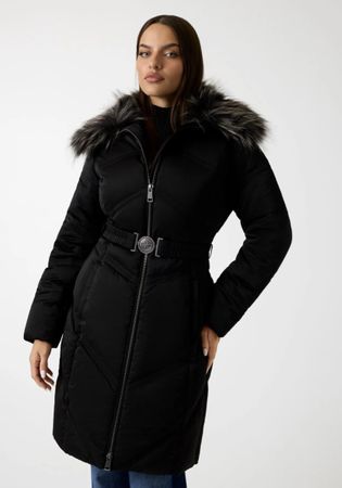 Neuer Guess Wintermantel L mit Gürtel Tailliert
