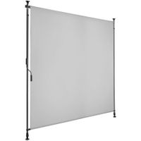 Klemmmarkise Taija hellgrau 150 x 310 cm