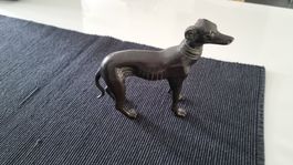 WINDHUND BRONZENFIGUR