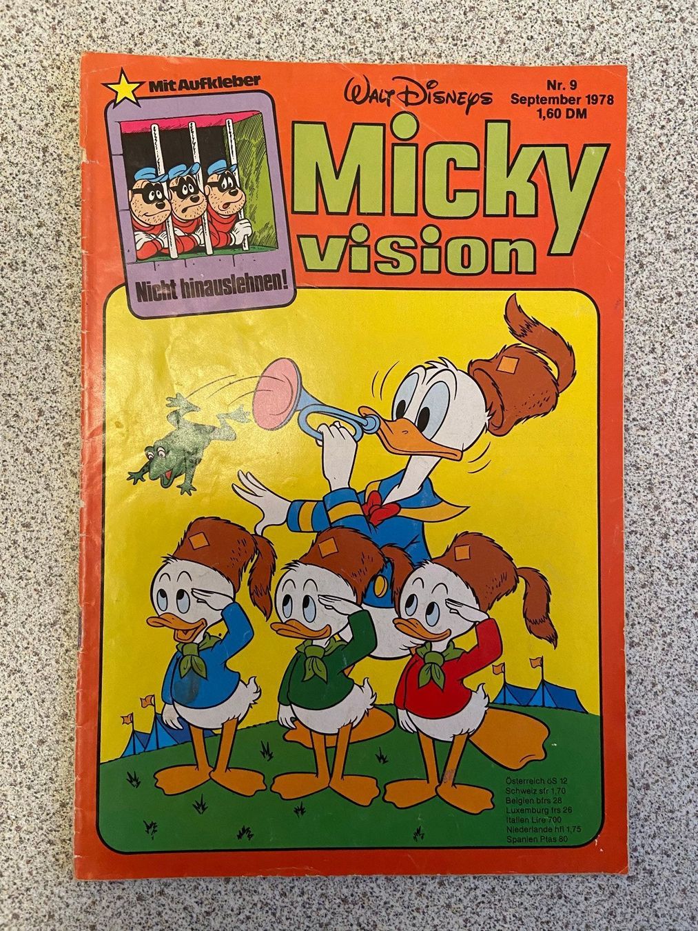 BD: Comic Micky-vision 1978  Nr. 8 /9, – D'occasion à Böckten par Hansi36 2