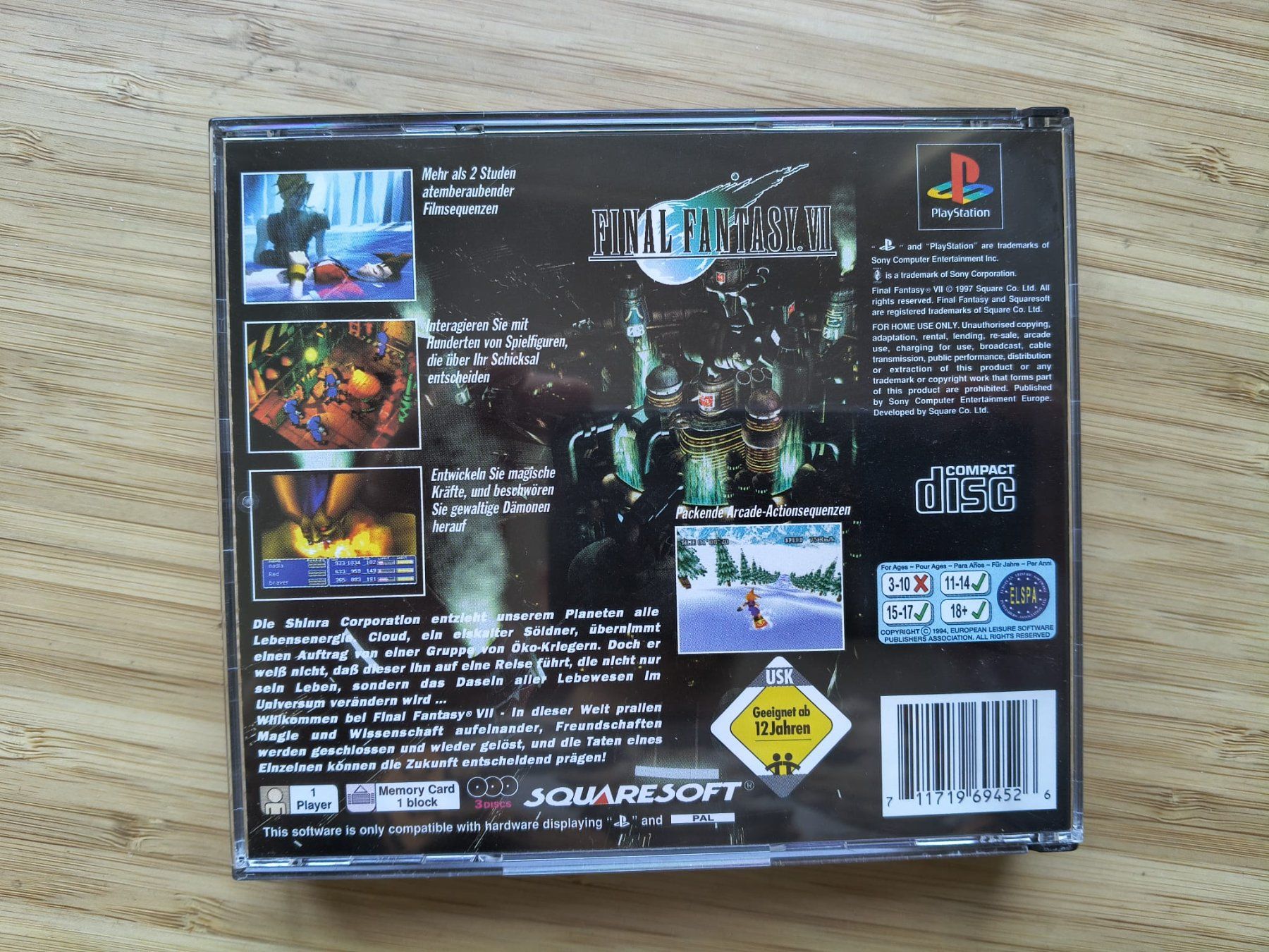 Giochi: Final Fantasy VII (PS 1) – Usato da Riedholz venduto da ste_96cd 1