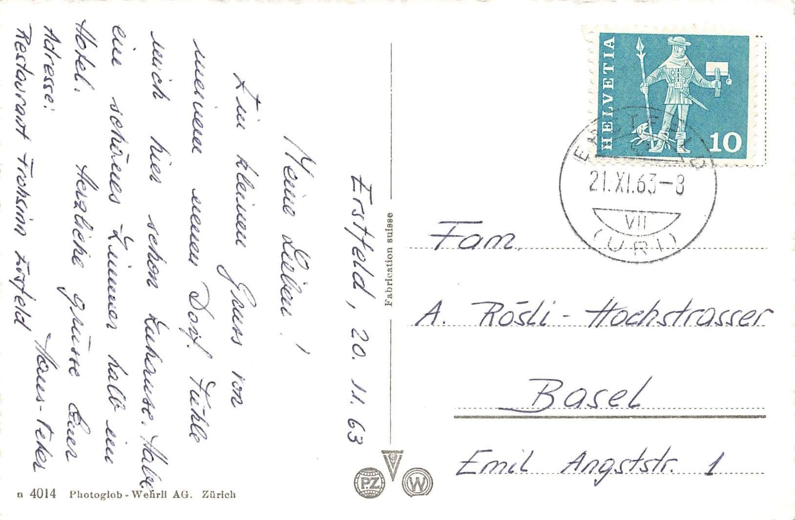 Cartoline postali: Erstfeld – Usato da Biasca venduto da Blenio71 1