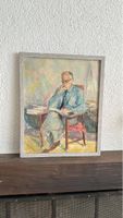Oelgemälde Porträt von Charles Hug