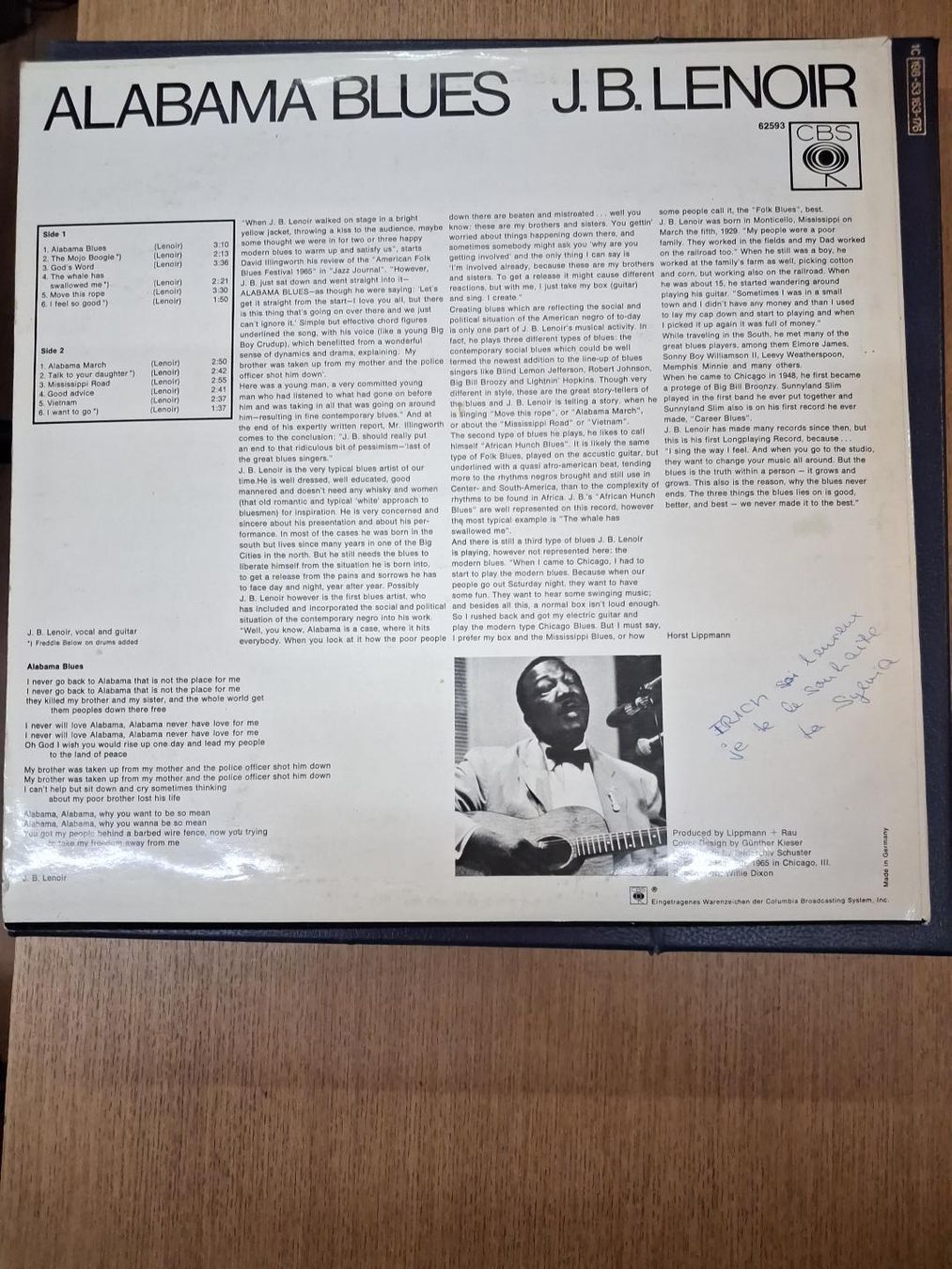 Schallplatten: Alabama Blues Schallplatte  – Gebraucht aus St. Moritz von edo_9rgm 6
