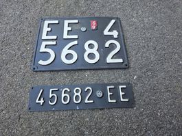 Nummernschilder EE 4 5682 