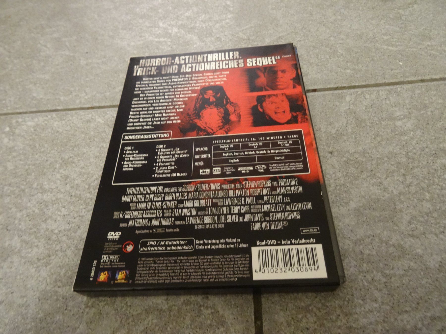 Alle DVDs: Predator 2 Special Edition DVD – Gebraucht aus Olten von Disc-Verkauf 1