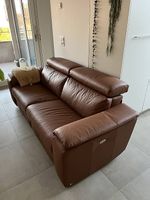 Canape 3 place relax electrique cuir