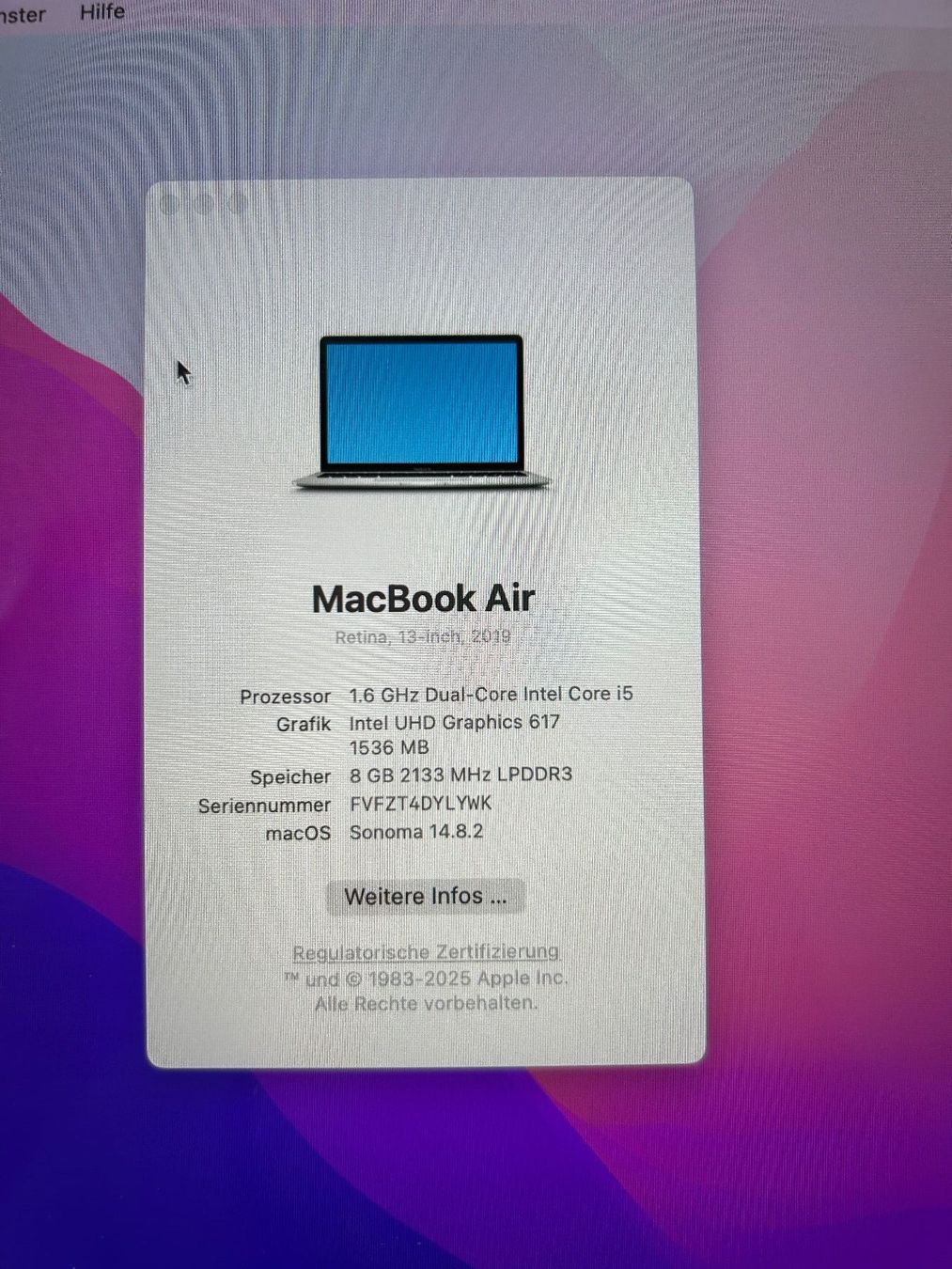 Apple Notebook: MacBook Air 2019 Model A1932 – Usato da Naters venduto da Ganymed0 4
