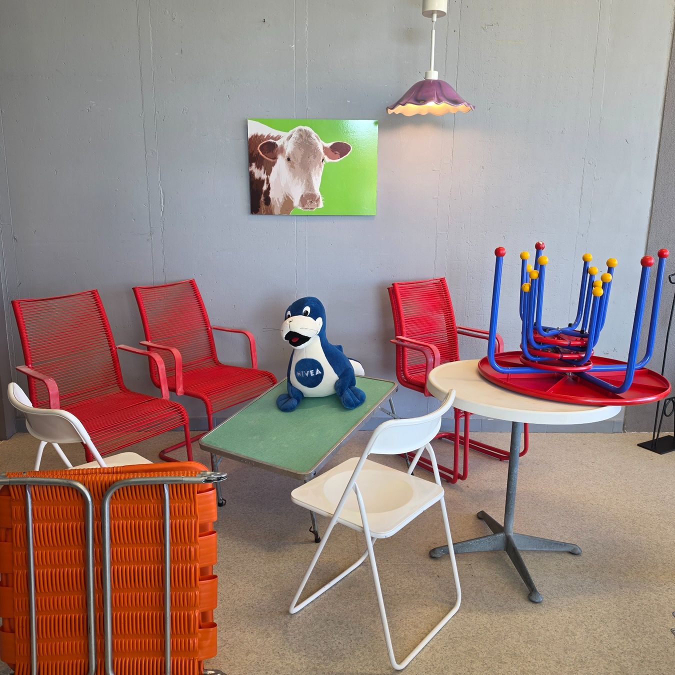 Tavoli: 1960 Camping Tisch höhenverstellbar Camping-Table adjustable – Usato da Nottwil venduto da Wondewa-Shop 8