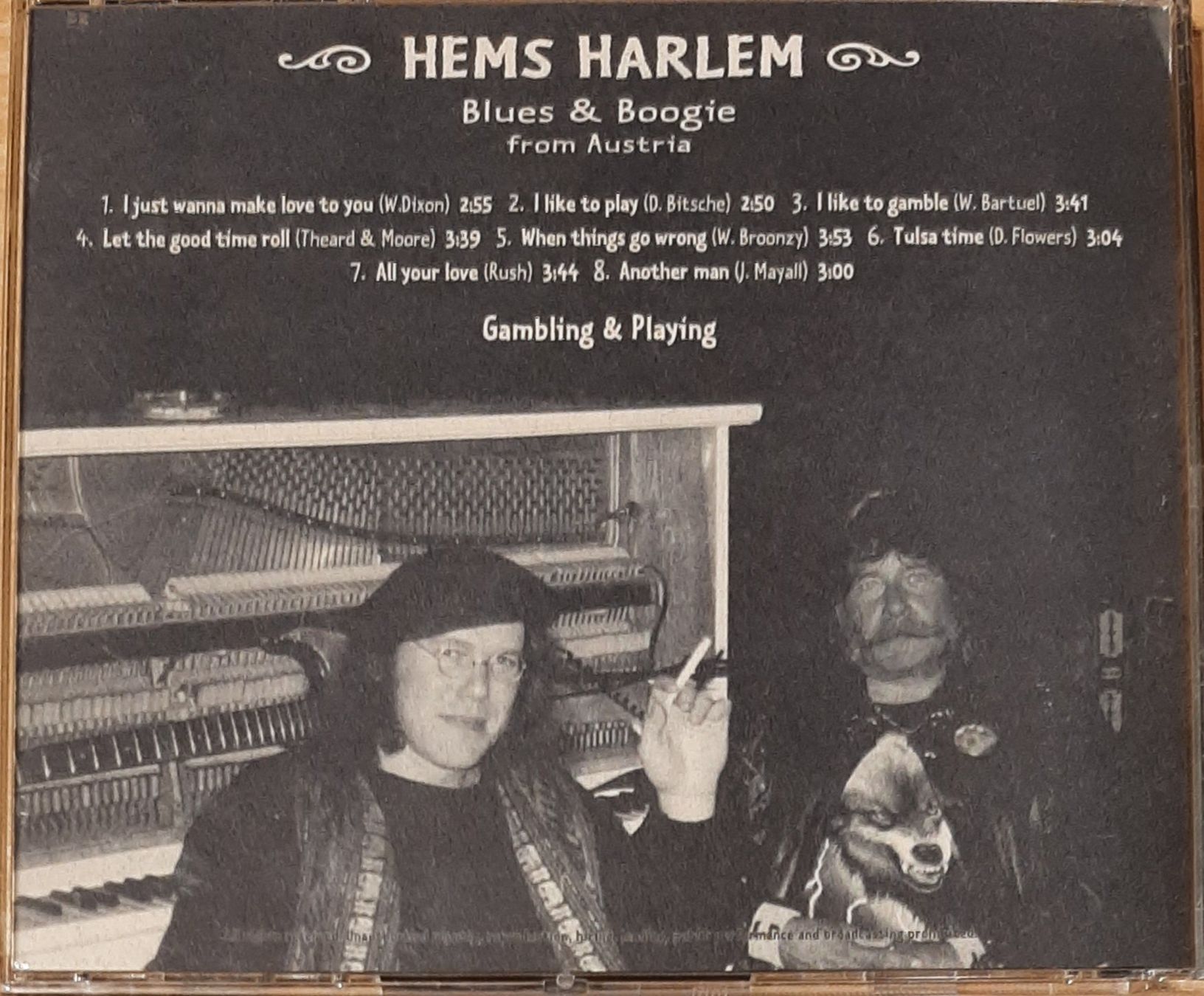 CD: Hems Harlem - Gambling & Playing, Austria Blues & Boogie CD – Usato da Schönenberg TG venduto da Gregordini 1