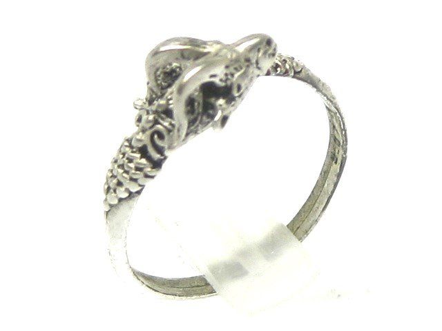 Anelli: Vintage Ring Silber 950 gehörnter Drachen Gr. 55 – Usato da Ermatingen venduto da Decovin 2