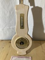 Wetterstation Barometer Thermometer 40cm, Neu zum Bemalen