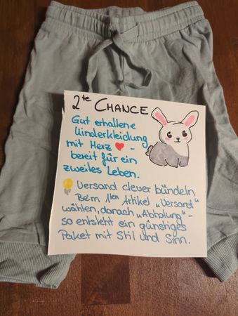 H&M Baby Hose, Grösse 68, Hellblau, Top Zustand!