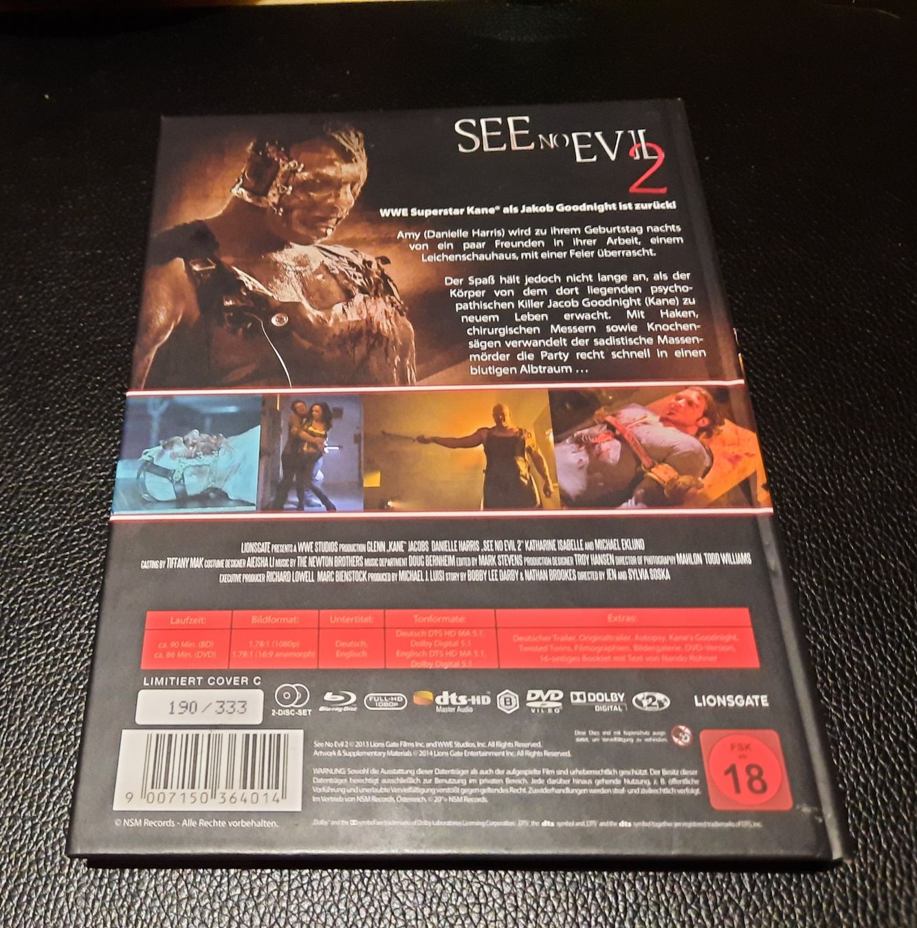 Tutti i DVDs: See No Evil 2 Mediabook uncut – Usato da Dietwil venduto da Vrilodin 1