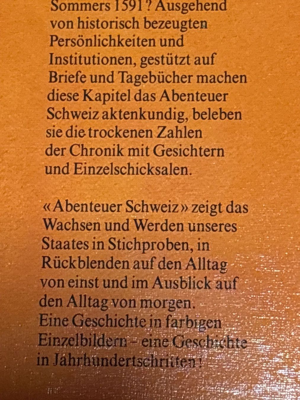 Bücher: Abenteuer Schweiz: Geschichte in Jahrhunderschritten – Gebraucht aus Ibach von lisch3 7