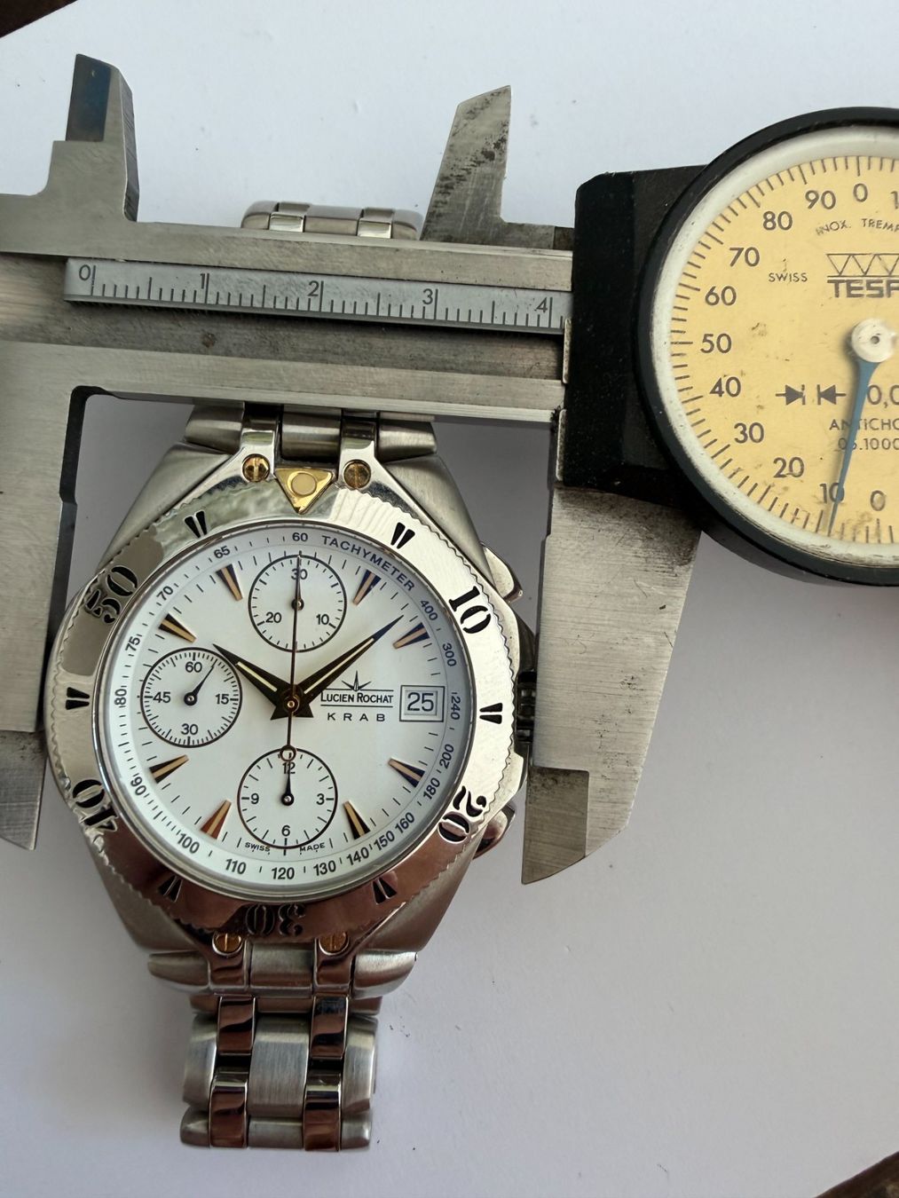 Orologi: Lucien Rochat Krab Automatic Chronograph – Usato da Worblaufen venduto da chronyves 6