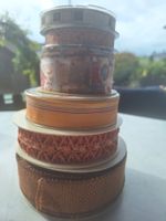 6 ROLLEN RUSTIKALES GESCHENKBAND -