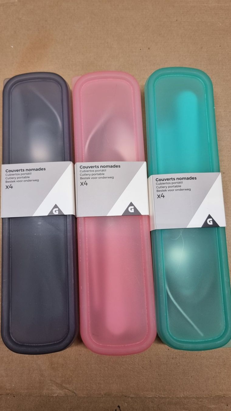 Bestecksets: 3 x Outdoor Besteck Set mit Messer, Gabel, Löffel – Neu (gemäss Beschreibung) aus Rebstein von James-Dean 1