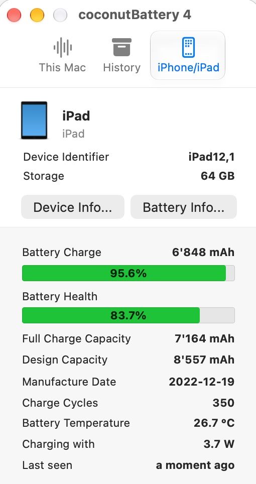 Apple Tablettes PC: Apple iPad 9. Generation, 64GB, Spacegrau – D'occasion à Teufen AR par McNis 3