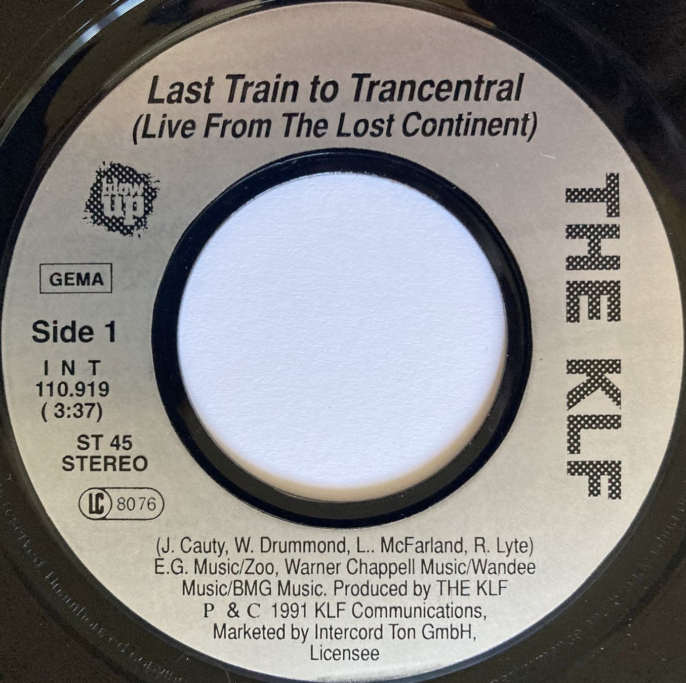 Dischi in vinile: THE KLF - LAST TRAIN TO TRANCENTRAL – Usato da Bottens venduto da hotter-than-hell 2