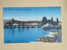 Genève, Vue Générale vers la Cathédrale