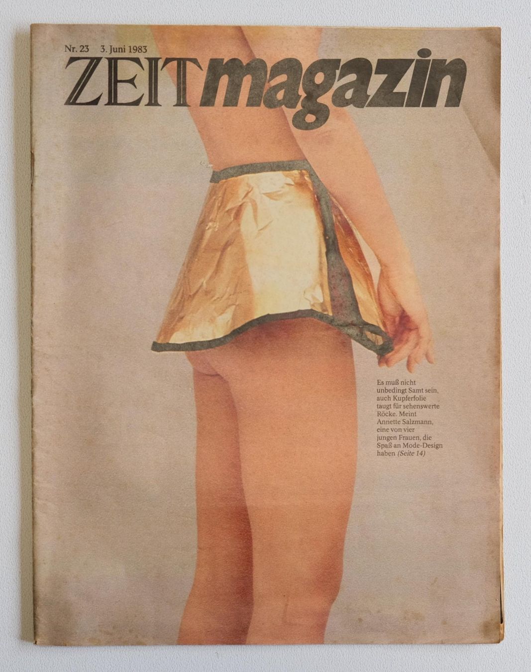 Revues & Magazines: Zeitmagazin 3. Juni 1983 – D'occasion à Zürich par Melody2000