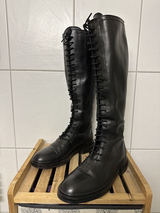 Boots Cuir noir Femme P36 - Chaussures