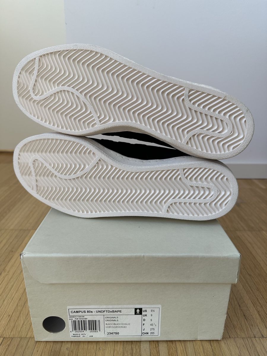 Adidas Scarpe da uomo: CAMPUS 80s - UNDFTD×BAPE US9,5/ EU43 – Nuovo e nell'imballaggio originale da Zürich venduto da De1a5o1e 3