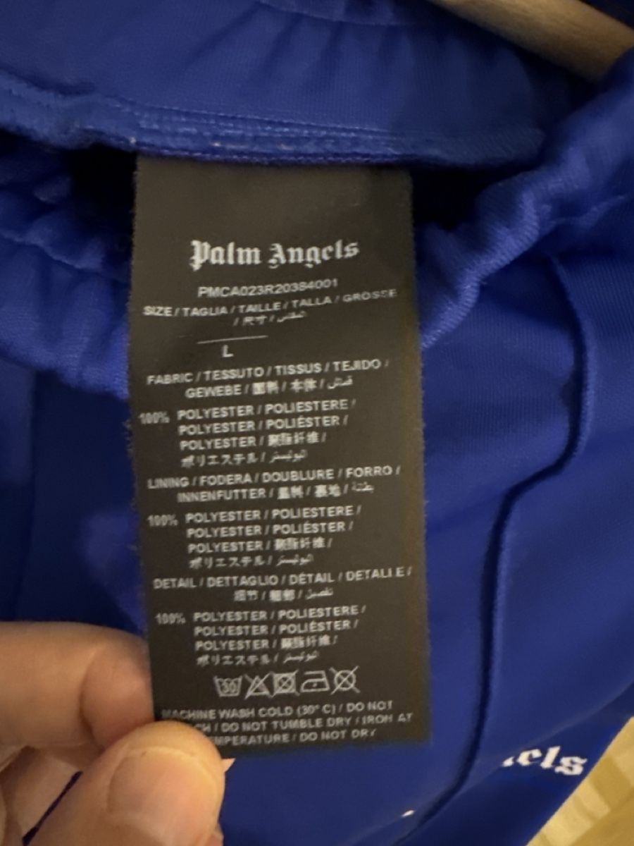 Palm Angels Pantaloni: Palm Angels Track Pants Blue – Nuovo (secondo la descrizione) da Bern venduto da Schindy 1