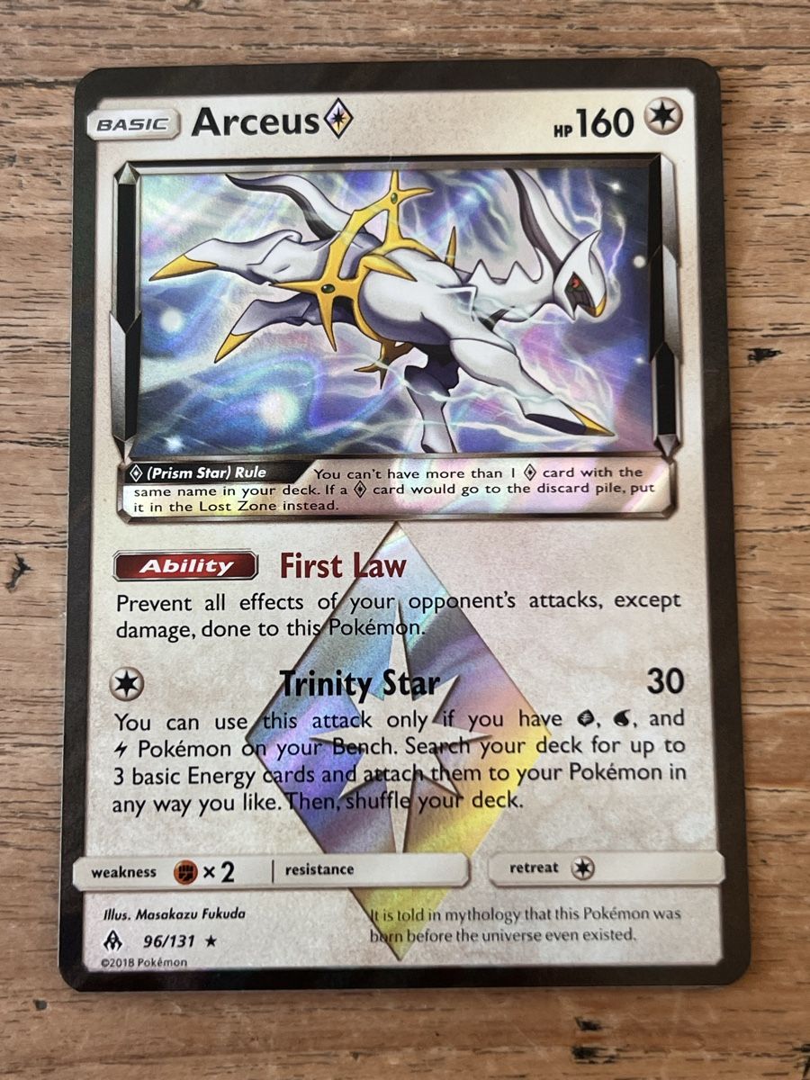 Pokémon Carte collezionabili: Arceus Prism Star – Nuovo (secondo la descrizione) da Zollikon venduto da inf_l5jd